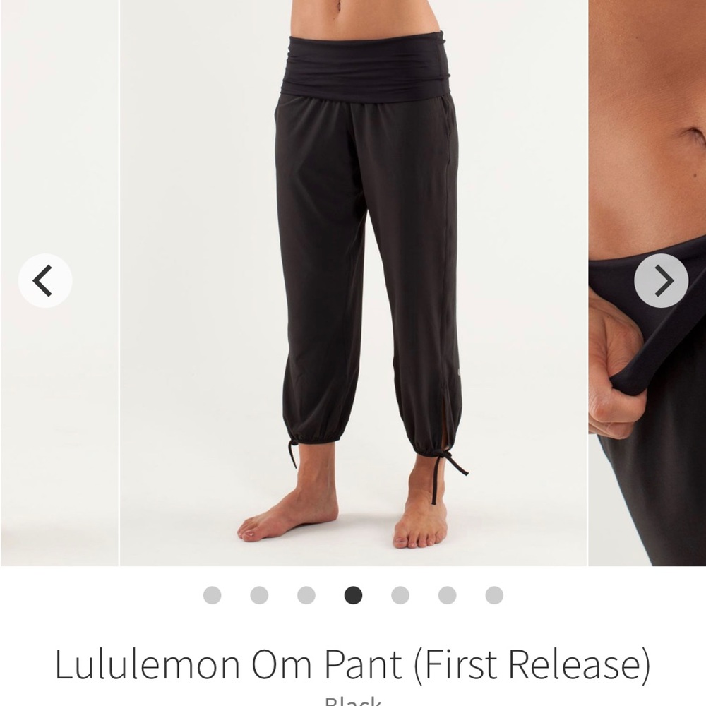 Lululemon om pant size 4